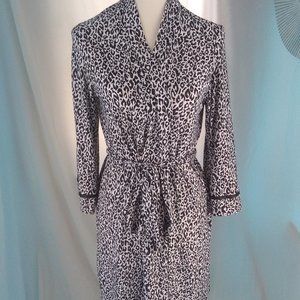 Animal Print Studio Robe